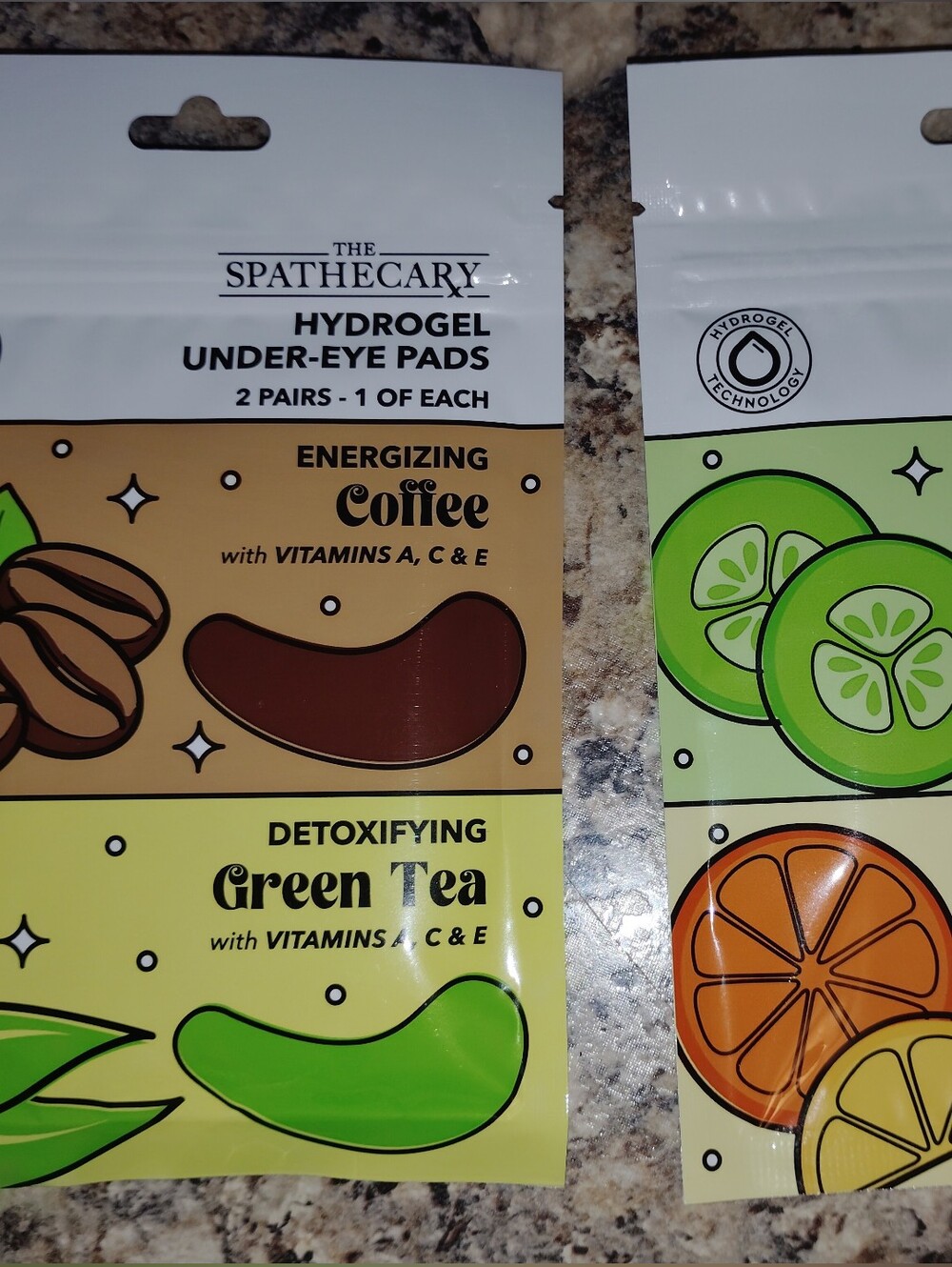 Energizing Coffee & Detoxifying Green Tea Hydrogel Under-Eye Pads